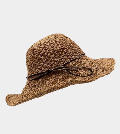 El Yapımı Doğal Örgü Hasır Şapka